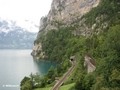 Das nordwärts führende Gleis der Gotthardbahn