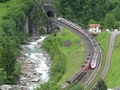 Wattinger Kehrtunnel, unteres Portal mit Wattingerbrücke