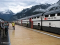 Rynächt, Bahnsteig mit unserem späteren Tunnelshuttle