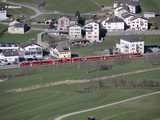 Zug und Landschaft