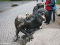 Hexentanzplatz, die unkeusche Hexe schließt den 'Bannkreis des Bösen'