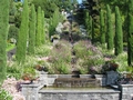 Italienische Blumen-Wassertreppe