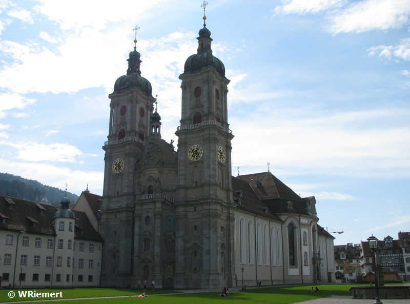 Zur Bildergalerie 'Sankt Gallen' bitte hier klicken Stirftskirche St. Gallen