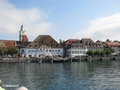 Überfahrt zur Mainau / Landungsplatz mit 'Greth' und 'Zum faulen Pelz'