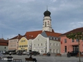 Bad Griesbach, Stadtplatz mit der Stadtpfarrkirche