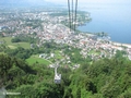 Pfänderbahn mit Blick auf Bregenz