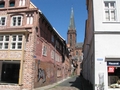 Koltmannstraße, hinten St. Nicolai