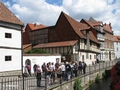 Wordgasse, vor dem Fachwerkmuseum im Ständerbau