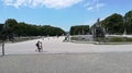 Schlosspark Herrenchiemsee, Rechts Fama-Brunnen, Links Fortuna-Brunnen