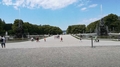 Schlosspark Herrenchiemsee, Rechts Fama-Brunnen, Links Fortuna-Brunnen