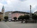 Rathausplatz mit Wittelsbacherbrunnen, Poststraße