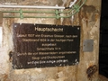 Führung durch die Alte Saline, Schild im Hauptschacht