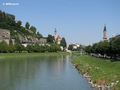 Makartsteg, Blick flussabwärts auf den Müllner Steg