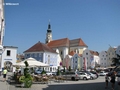 Oberer Stadtplatz mit der Stadtpfarrkirche