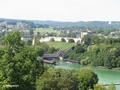 Der Wöhrsee mit dem Wehrgang und dem Pulverturm