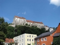 Die Hauptburg, Südansicht aus der Stadt