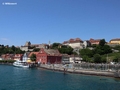 Auf dem Schiff, Blick auf die Unterstadt mit dem Gredhaus