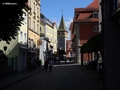 Gasse Inselgraben mit Mangturm