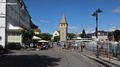 Hafenplatz mit Mangturm