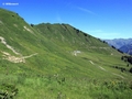 Auf dem Rückweg von der Alpe Schlappold