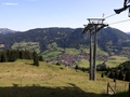 Bad Hindelang von der Bergstation der Hornbahn