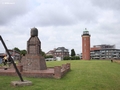 Minensucherehrenmal mit dem 'Hamburger Leuchtturm'