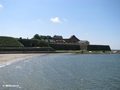 Festung Varberg vom Badehaus aus