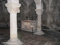 Der Hauptaltar in der Krypta, geweiht 1123