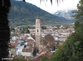 Auf dem Tappeinerweg, Blick auf St. Nikolaus und die Altstadt