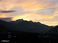 Abendblick vom Zimmerbalkon