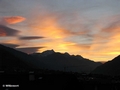 Abendblick vom Zimmerbalkon