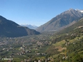 Blick in Richtung Algund / Vinschgau