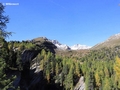 Blick hoch zur Zufallhütte mit der Madritschspitze (3265 mtr)