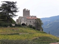 Burg Hochnaturns, vom Schlossweg aus