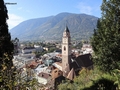 Meran mit der Pfarrkirche St. Nikolaus