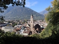 Meran mit der Pfarrkirche St. Nikolaus