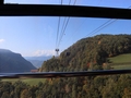 Auffahrt von Bozen mit der Rittner Seilbahn nach Oberbozen