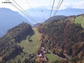 In der Rittner Seilbahn auf dem Rückweg nach Bozen