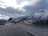 Rückfahrt, auf dem Flüelapass