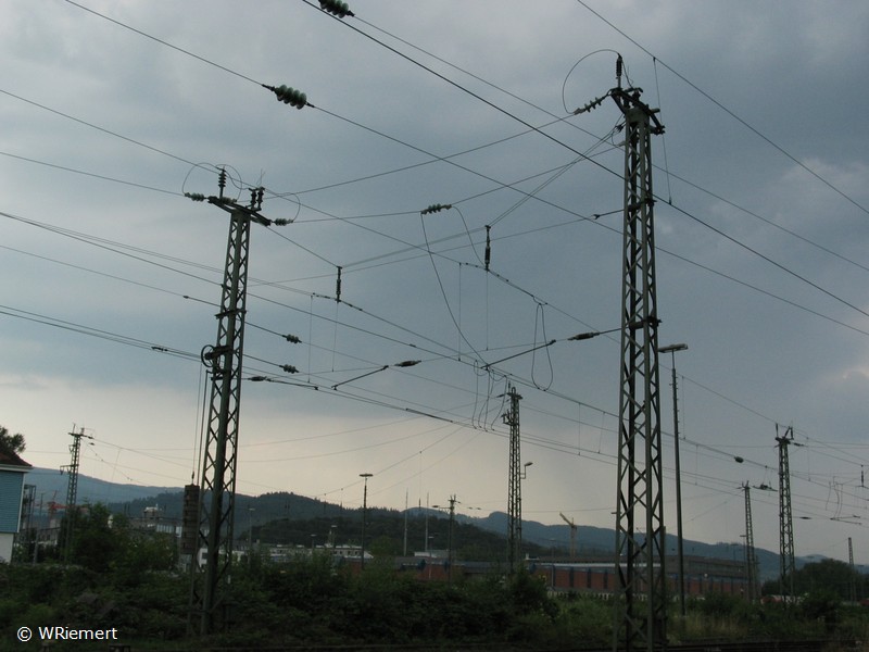 Querfeld Bf Freiburg (Brsg), Ausfahrt in Richtung Höllentalbahn
