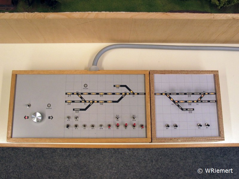 Mobiles Stellpult für Ausstellungen (Bf'e Reichenbach und Tupfingen)